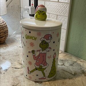 Grinch Christmas Cookie Jar